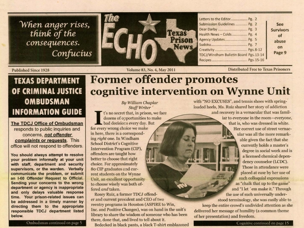 Insights from a former prison journalist